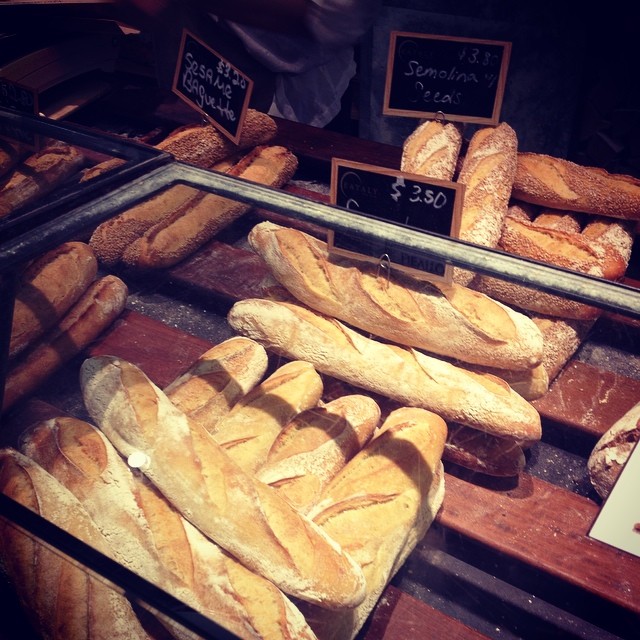 Freshly baked #bread at #eataly ! #nyc
