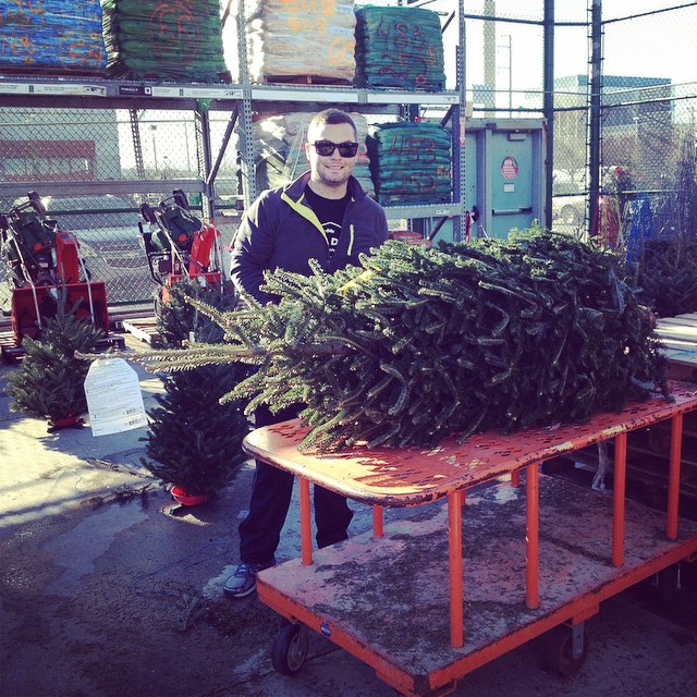 Round two! #winner #christmastree #theonlypeopleindecisiveaboutatree @jdotbrat