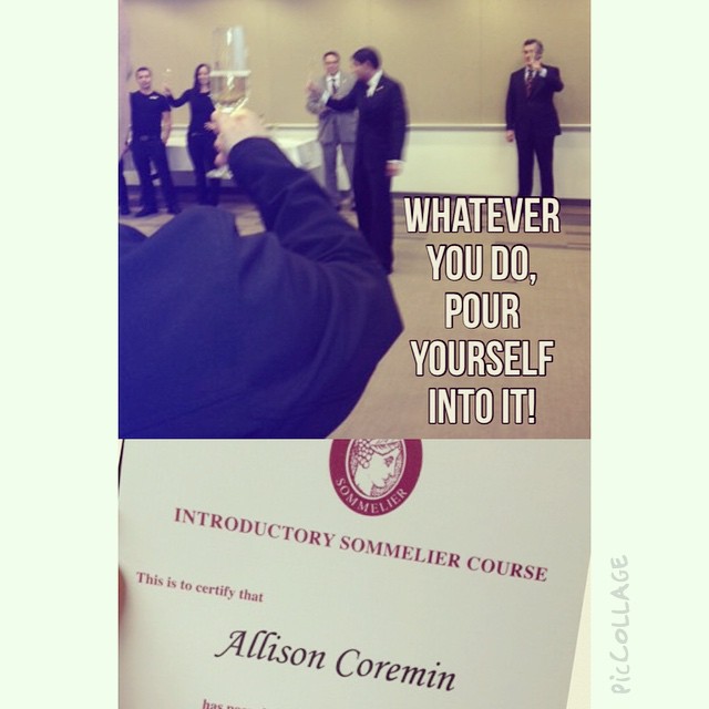 Whatever you do, pour yourself into it! #courtofmasters @thewineexpert
