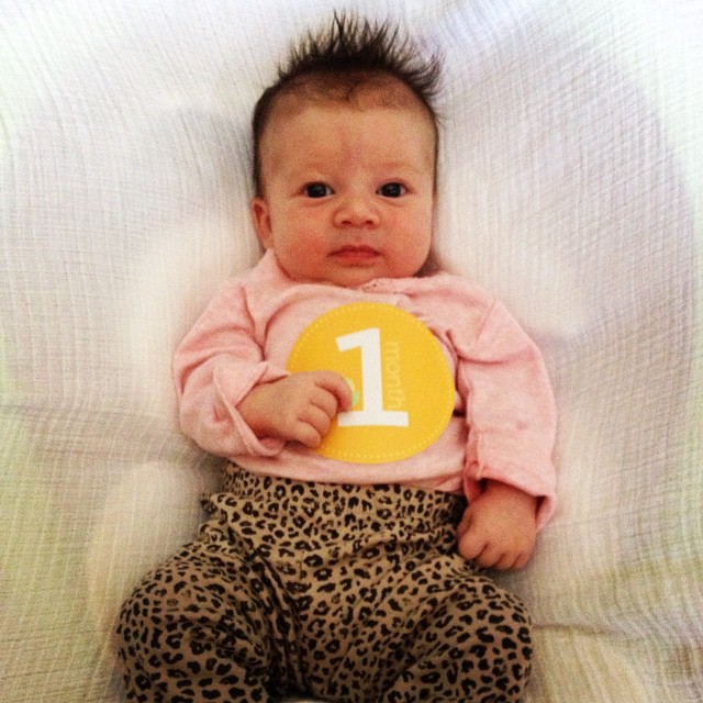 Look who is one month old today! @manayunkmom