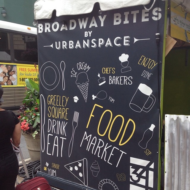 #broadwaybites #urbanspace #nyc