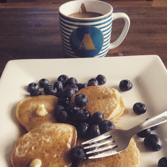 Wake up slow #breakfast #pancakes #yum